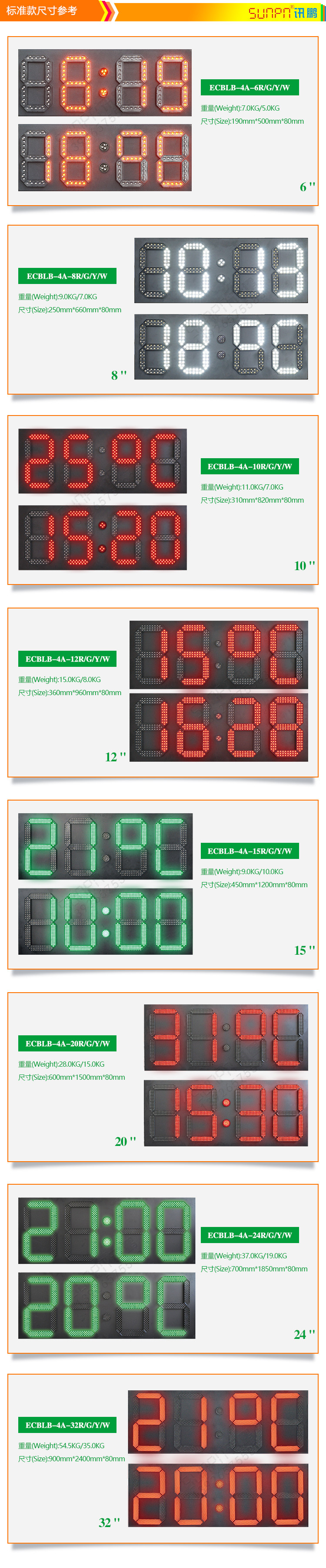 戶外LED電子鐘尺寸參考 戶外LED電子鐘尺寸參考