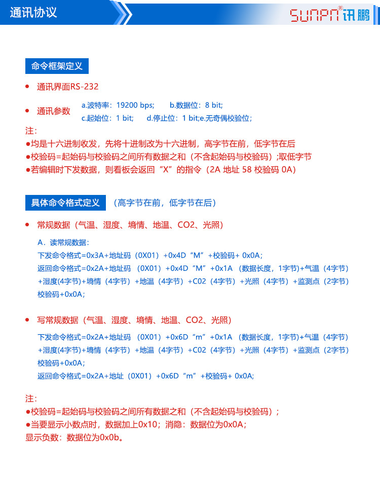 LED農業數據顯示看板通訊協議 LED農業數據顯示看板通訊協議