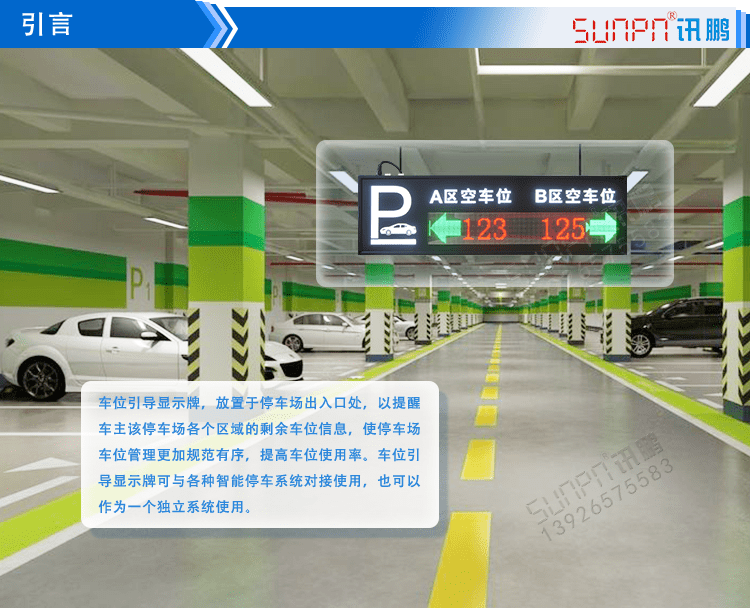停車場車位引導(dǎo)系統(tǒng)產(chǎn)品引言 停車場車位引導(dǎo)系統(tǒng)產(chǎn)品引言
