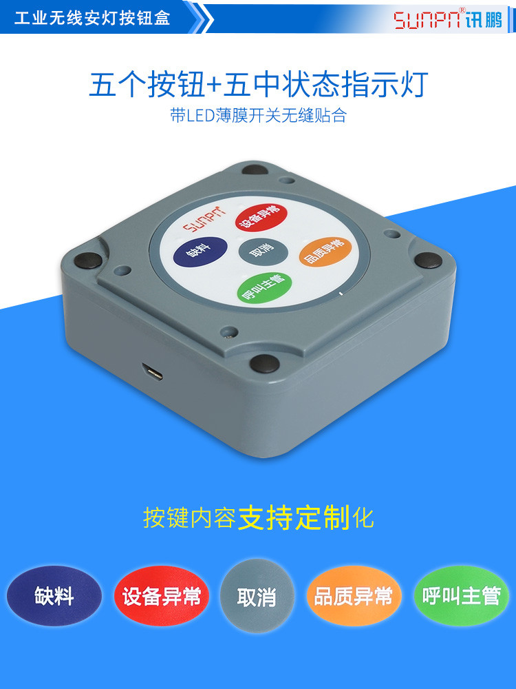工位狀態報警按鈕盒產品介紹 工位狀態報警按鈕盒產品介紹