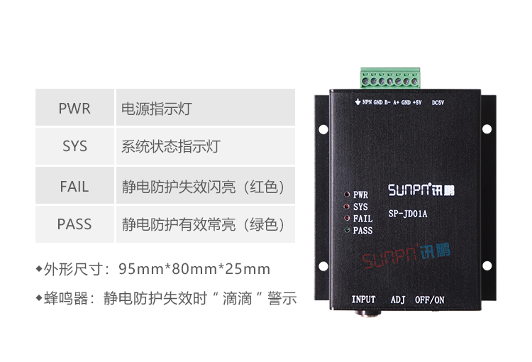 ESD防靜電監控系統參數 ESD防靜電監控系統參數