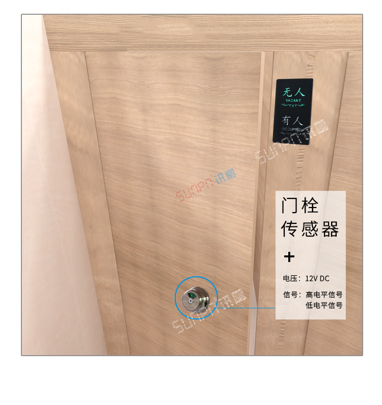 廁所有人無人顯示牌數據采集 廁所有人無人顯示牌數據采集