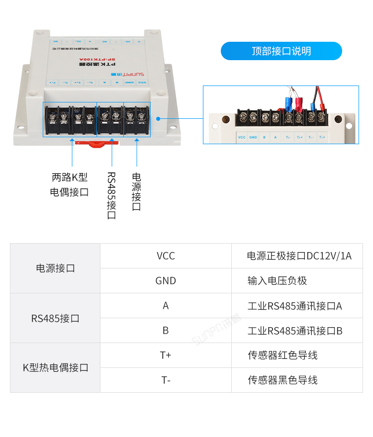 工業溫控器接口說明 工業溫控器接口說明