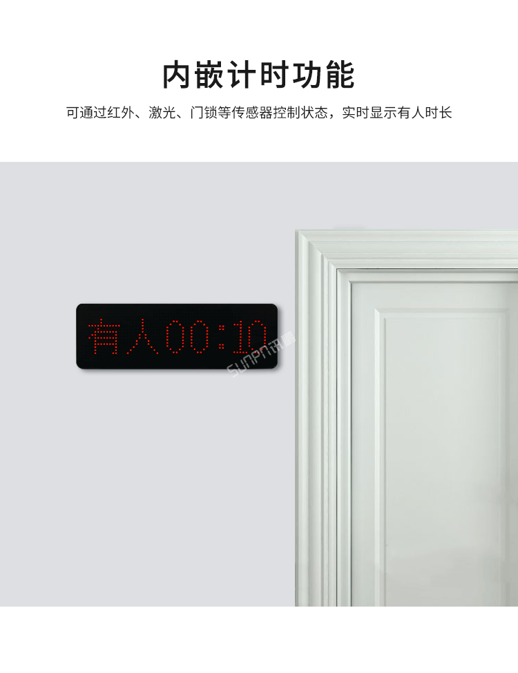 智慧公廁有人無人顯示屏-內嵌計時功能 智慧公廁有人無人顯示屏-內嵌計時功能