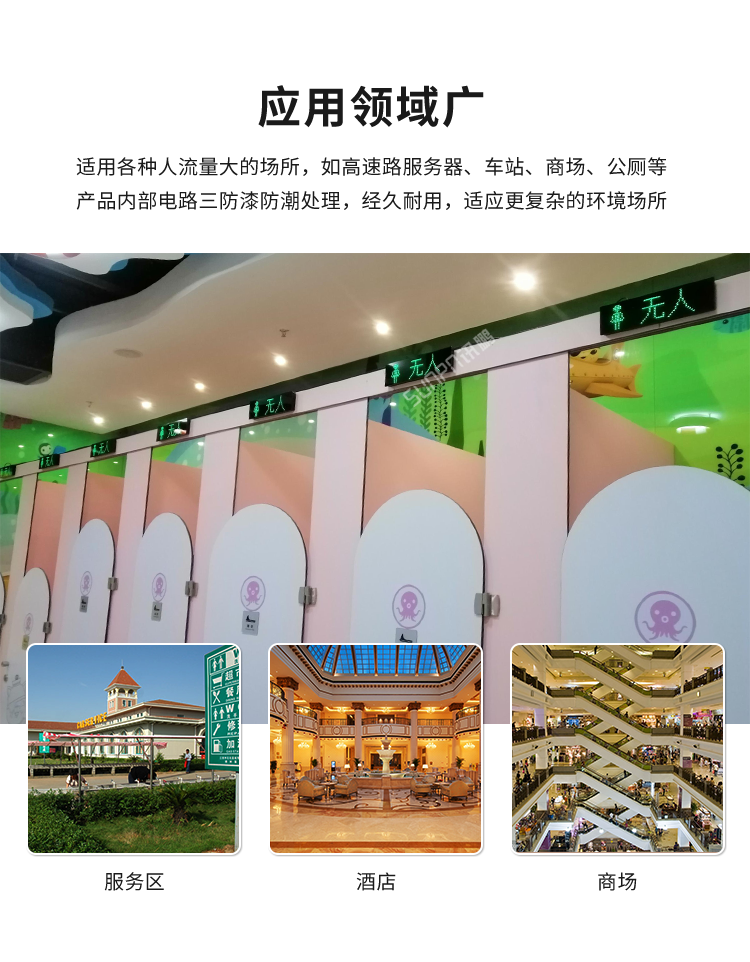 智慧公廁有人無人顯示屏-應用場景 智慧公廁有人無人顯示屏-應用場景
