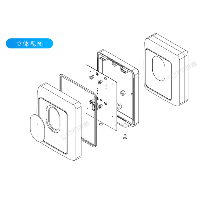 人流量計數器-產品外觀 人流量計數器-產品外觀