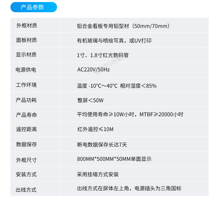 安全運(yùn)行記錄牌-產(chǎn)品參數(shù) 安全運(yùn)行記錄牌-產(chǎn)品參數(shù)