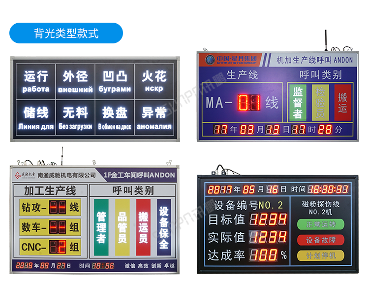 安燈andon系統-部分案例參考 安燈andon系統-部分案例參考